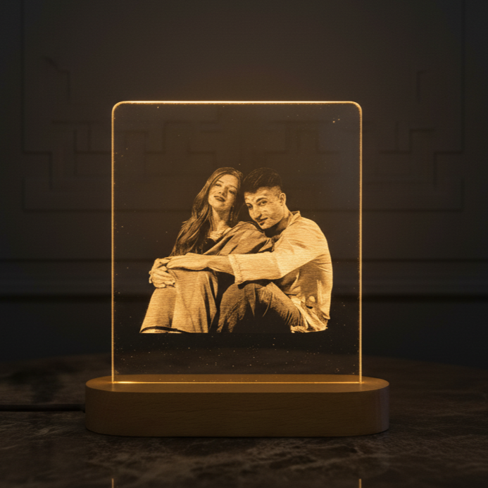Engraved Acrylic Photo Frame
