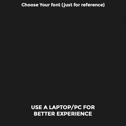 Select Your Font