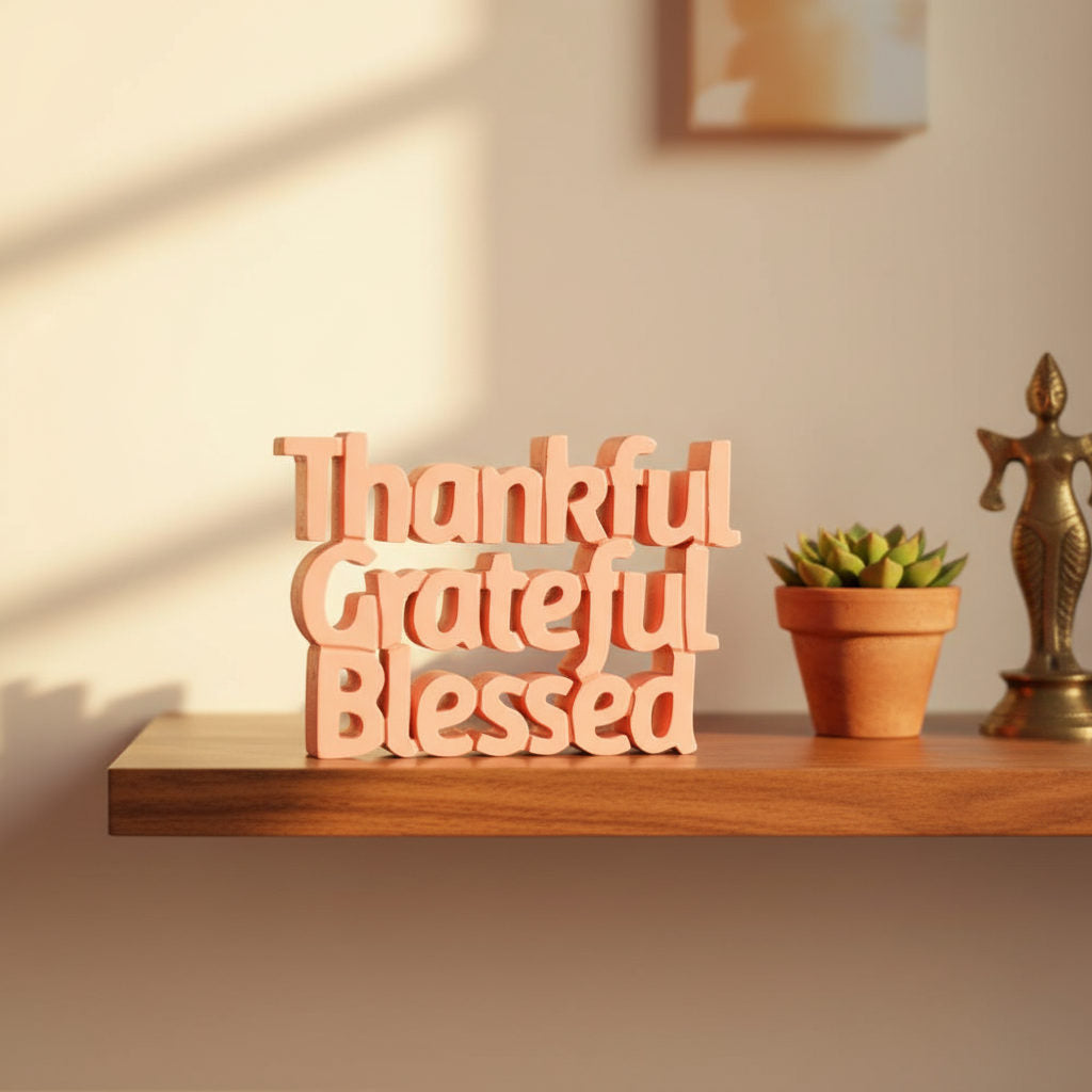 Gratitude, every single day - Shelf