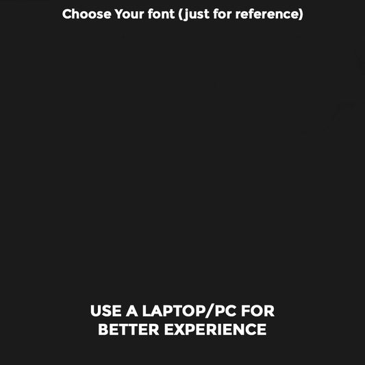 Select Your Font