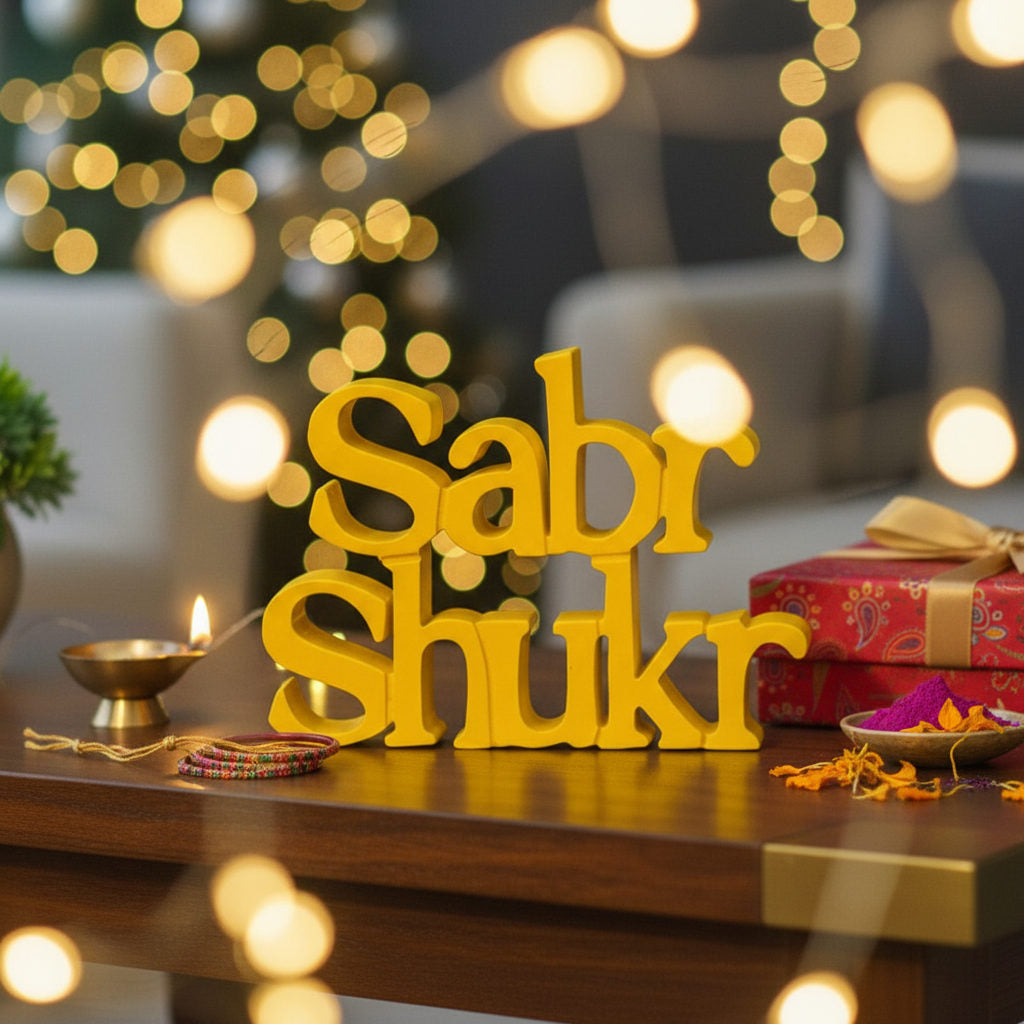 Patience and gratitude, always. - diwali gift