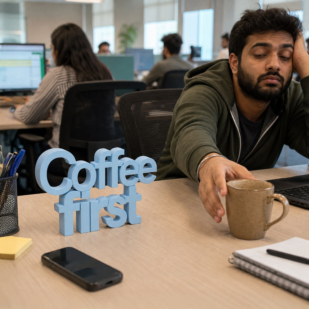 Coffee first